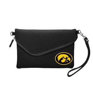 Iowa Hawkeyes Fold Over Crossbody Purse